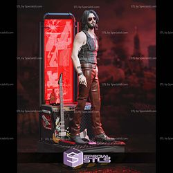 Johnny Silverhand City Burn STL Files