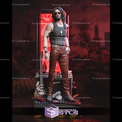 Johnny Silverhand City Burn STL Files