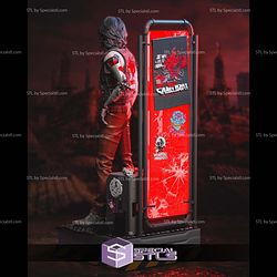Johnny Silverhand City Burn STL Files