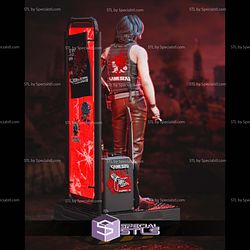 Johnny Silverhand City Burn STL Files