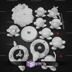Kirby Pool Time 150mm STL Files