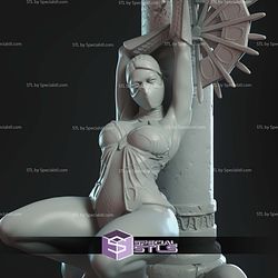 Kitana Motal Kombat Pillar ALT STL Files