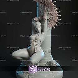 Kitana Motal Kombat Pillar ALT STL Files