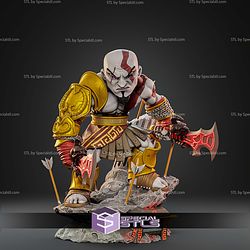 Kratos Battle Chibi STL Files