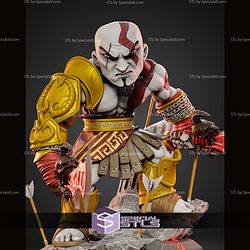 Kratos Battle Chibi STL Files