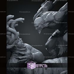 Kratos Vs Medusa 1 6 STL Files