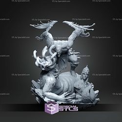 Kratos Vs Medusa 1 6 STL Files