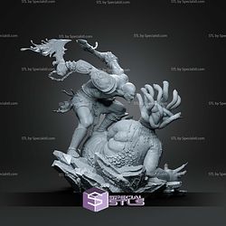 Kratos Vs Medusa 1 6 STL Files