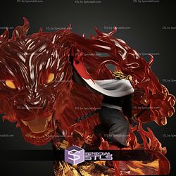 Kyojuro Rengoku Blood Battle 340mm STL Files