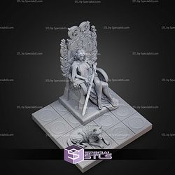 La Reina On Throne 1 10 STL Files