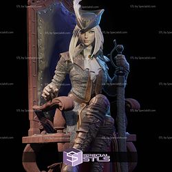 Lady Maria And Sword STL Files