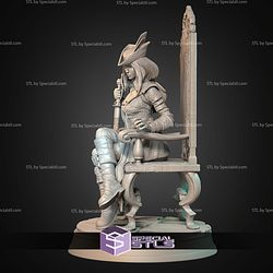 Lady Maria And Sword STL Files