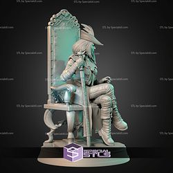 Lady Maria And Sword STL Files