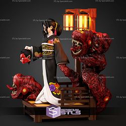 Lady Muzan Demon Slayer STL Files