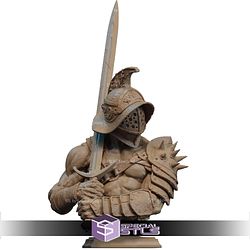 Legendary Gladiador Bust STL Files