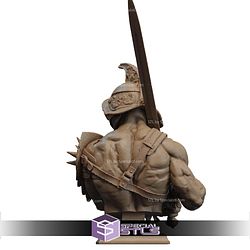 Legendary Gladiador Bust STL Files