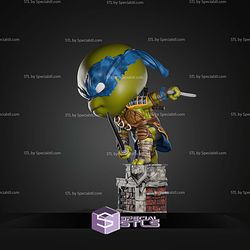 Leornado TMNT Battle Chibi STL Files