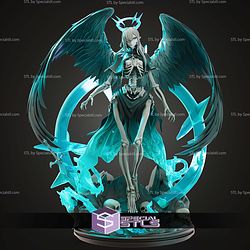 Liche Skeleton Girl Fanart STL Files