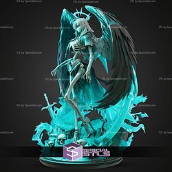 Liche Skeleton Girl Fanart STL Files