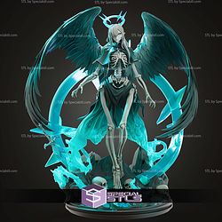 Liche Skeleton Girl Fanart STL Files