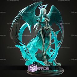 Liche Skeleton Girl Fanart STL Files