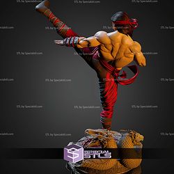 Liu Kang From Mortal Kombat 240mm STL Files