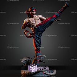 Liu Kang From Mortal Kombat 240mm STL Files