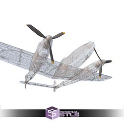 Lockheed P 38 Belly Conversion STL Files