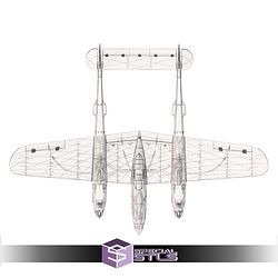 Lockheed P 38 Belly Conversion STL Files