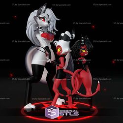 Loona Moxxie And Millie Helluva Boss STL Files