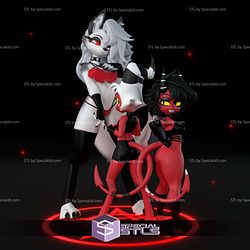 Loona Moxxie And Millie Helluva Boss STL Files