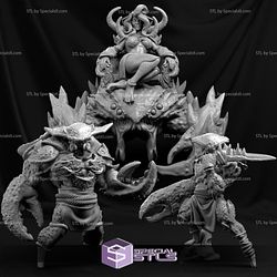 August 2019 Crabfolk Amini3D Miniatures