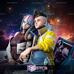 Lucy and David Cyberpunk Edgerunners 300mm STL Files
