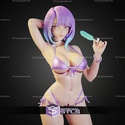 Lucy Cyberpunk Beach Ice Cream 251mm STL Files