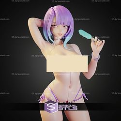 Lucy Cyberpunk Beach Ice Cream 251mm STL Files