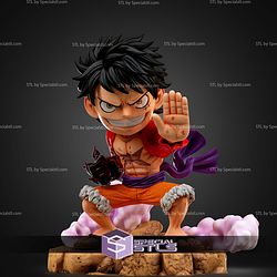 Luffy Busoshoku Haki Chibi STL Files
