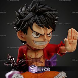 Luffy Busoshoku Haki Chibi STL Files
