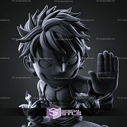 Luffy Busoshoku Haki Chibi STL Files