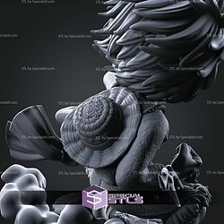 Luffy Busoshoku Haki Chibi STL Files