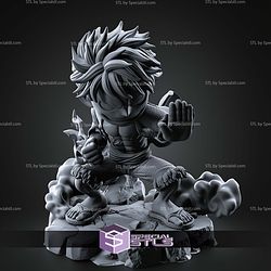 Luffy Busoshoku Haki Chibi STL Files