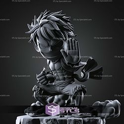 Luffy Busoshoku Haki Chibi STL Files