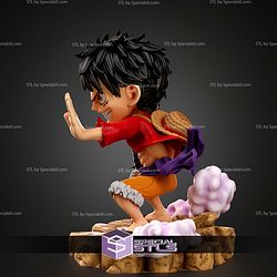 Luffy Busoshoku Haki Chibi STL Files