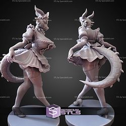Lusty Argonian Maid From Elder Scrolls Alternative STL Files