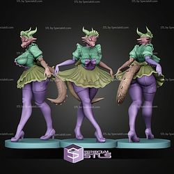 Lusty Argonian Maid From Elder Scrolls Alternative STL Files