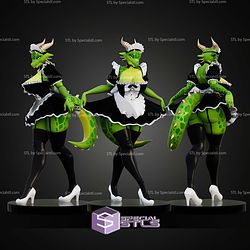 Lusty Argonian Maid From Elder Scrolls Alternative STL Files