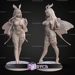 Lux Pin Up 75mm Miniatures STL Files