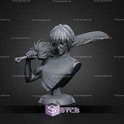 Maki Jujutsu Kaisen Bust 107mm STL Files