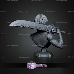 Maki Jujutsu Kaisen Bust 107mm STL Files