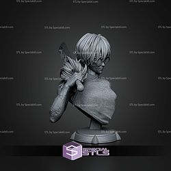 Maki Jujutsu Kaisen Bust 107mm STL Files