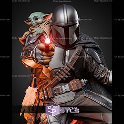 Mandalorian And Grogu Iconic 303mm STL Files